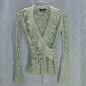 FINAL PRICE💧Sage Open Weave Sweater